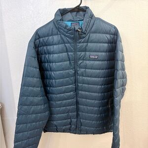 Patagonia Men's Quilted Jacket in Slate Blue